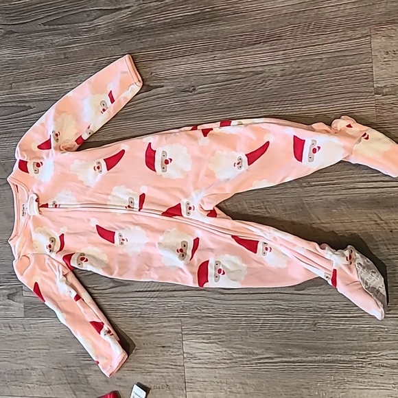 Carter Just One You Footie Christmas Pajamas Set of 2 Size 3T - Picture 6 of 6